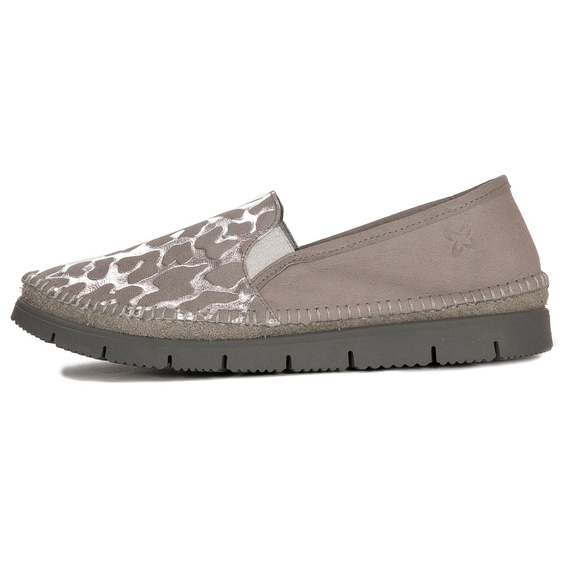 Maciejka Beige & Silver Low Shoes 3512W-22/00-5