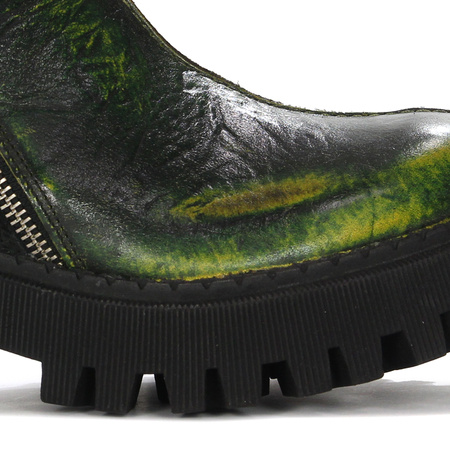 Maciejka Black- Green Boots 06110-01-00-7
