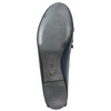 Maciejka Leather Ballet Flats Interlaced Detailing Flat Heel Navy 01358-27/00-0