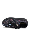 Maciejka Leather Platform Sneakers With Confetti Print, Black 6191W-04/00-8 