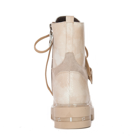 Maciejka 05219-04/00-3 Beige Lace-up Boots