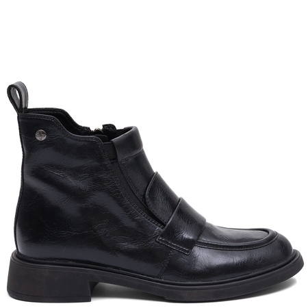 Maciejka Women's Leather Ankle Boots with Zipper Black K7759-01/00-7