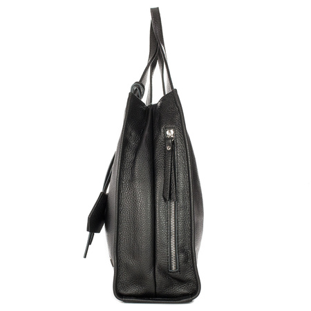 Maciejka Women's Black Leather Handbag C222