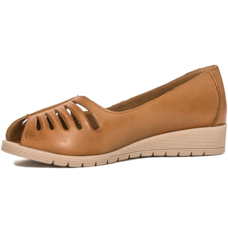 Maciejka Red Flat Shoes 04499-29/00-1