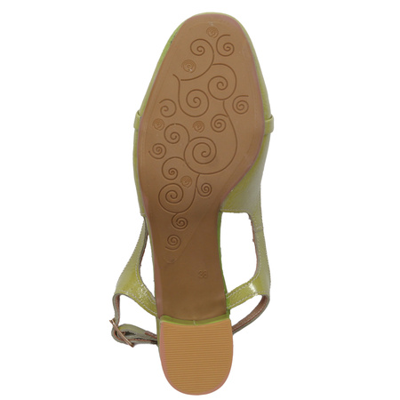 Maciejka Women's Pistachio Pattent Leather Pumps 06443-09/00-1