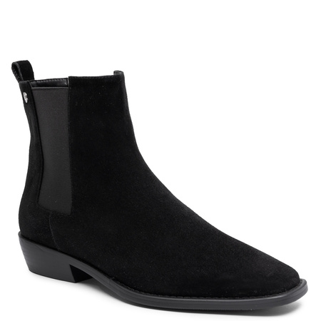 Maciejka Women's Leather Ankle Boots with Zipper Black K7758-01/00-7