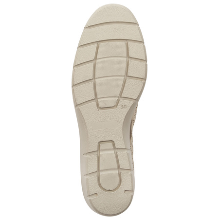 Maciejka Leather Perforated Wedge Gold P6805-25-00-1