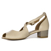 Maciejka Light Beige Leather Pumps