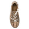 Maciejka Openwork Leather Platform Lace-Ups Beige 05850-04/00-1