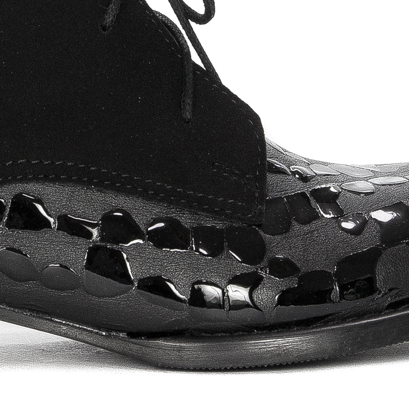 Maciejka Black Women's Lace-Up Boots 2878J-01/00-3