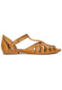 Maciejka Women's flat sandals leather Orange