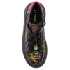 Woman's Sneakers black and multicolor Leather 