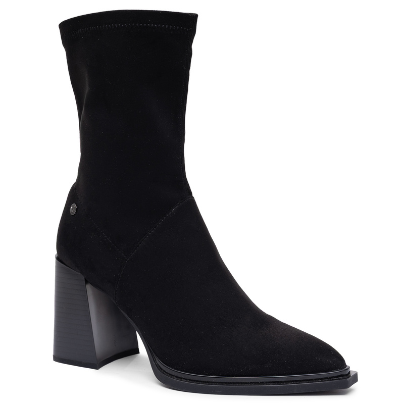 Maciejka Women's Leather Ankle Boots with Suede Upper Black K7804-01/00-7