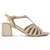  Maciejka Women's High Heel Leather Sandals Beige