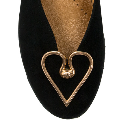 Maciejka Black suede leather Flat Shoes 5315A-01/00-5