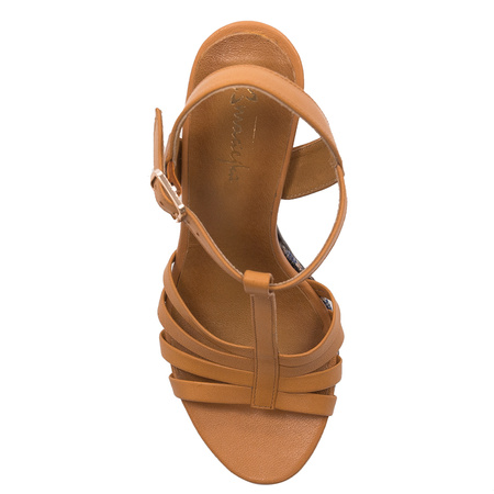 Maciejka Women's Sandals Natural Leather Ginger