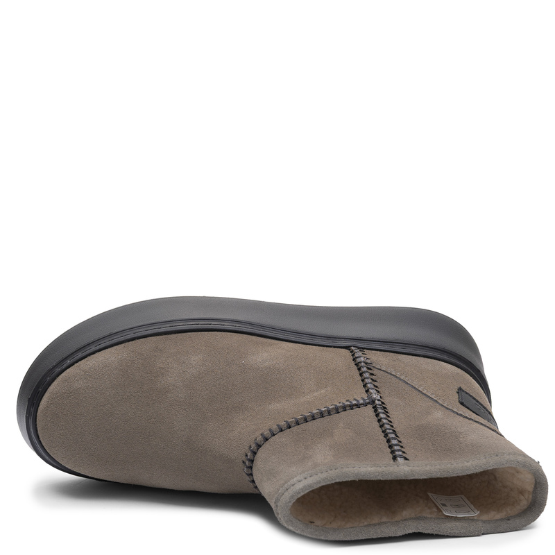 Maciejka Genuine Suede Women's Insulated Platform Ankle Boots Grey 6257W-03/00-4