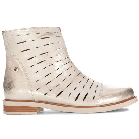 Maciejka Women's Leather Boots Gold