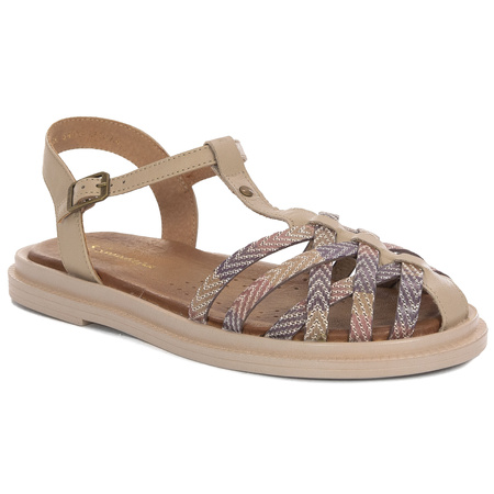 Maciejka Women's Leather Sandals Powder Pink