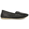 Maciejka Black Flat Shoes 01930-01/00-0