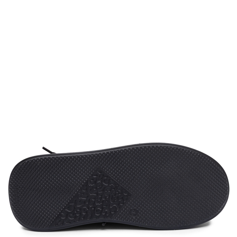 Maciejka Skórzane Sneakersy Damskie Na Platformie Brązowe W Kropki 6191W-17/00-8