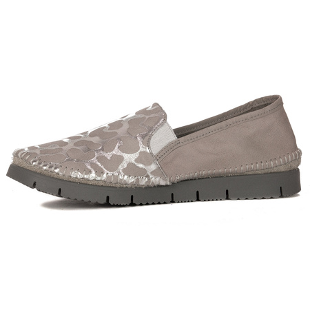 Maciejka Beige & Silver Low Shoes 3512W-22/00-5