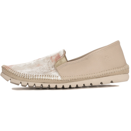 Maciejka Beiige + Gold Low Shoes 3512W-07-00-5