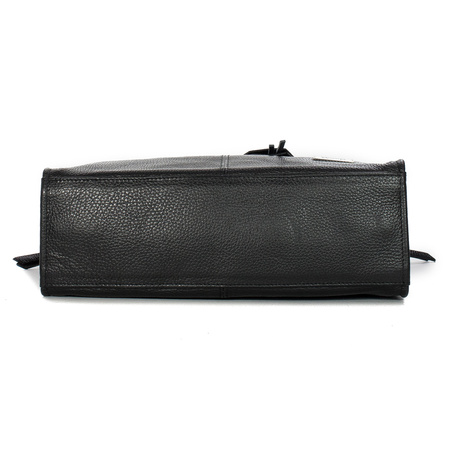 Maciejka Women's Black Leather Handbag C222