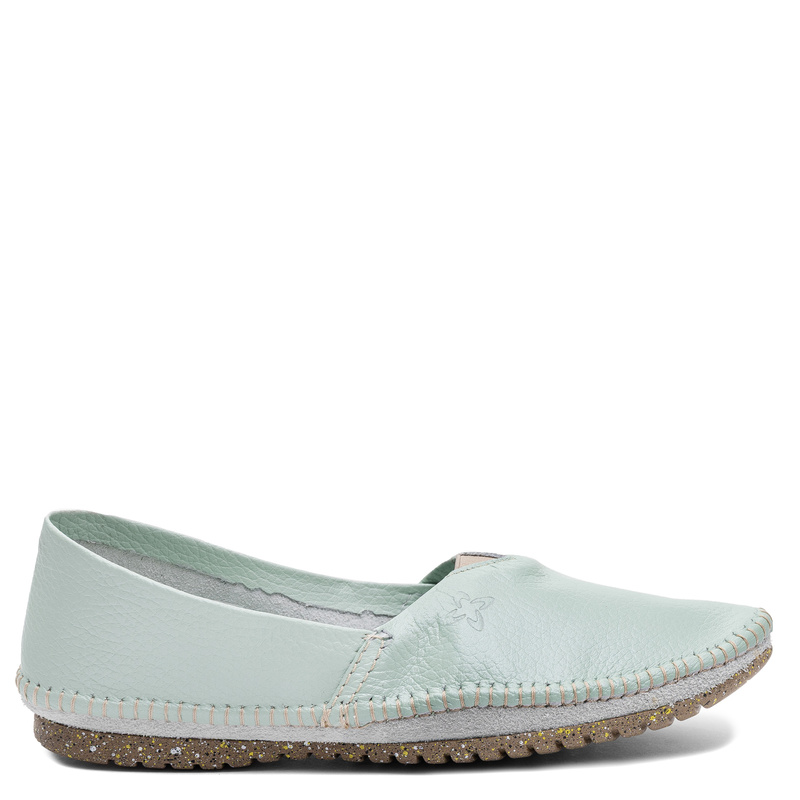 Maciejka Leather Slip-on Shoes Flexible Sole Green 1930W-32/00-0