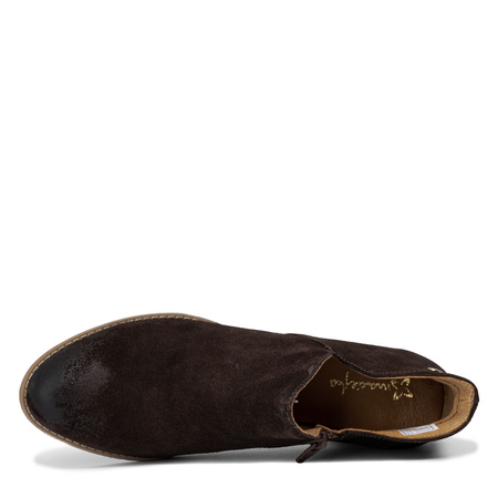 Maciejka Women's Velvet Chocolate Ankle Boots 04492-100/00-5
