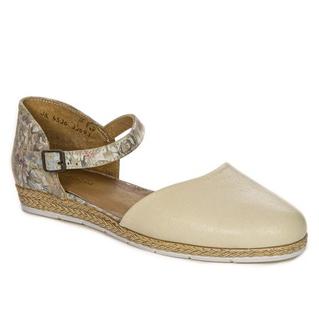 Maciejka Women's Leather Beige Sandals