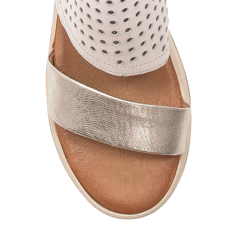 Maciejka Women's sandals natural leather Gold