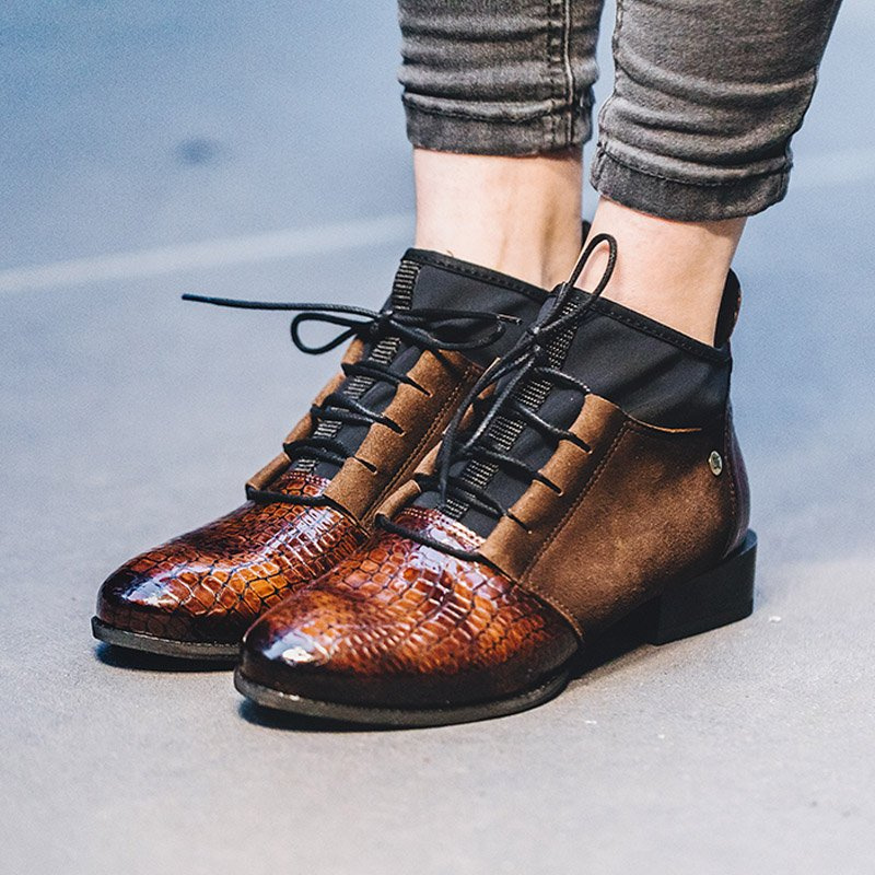 Maciejka leather Brown Lace-up Boots