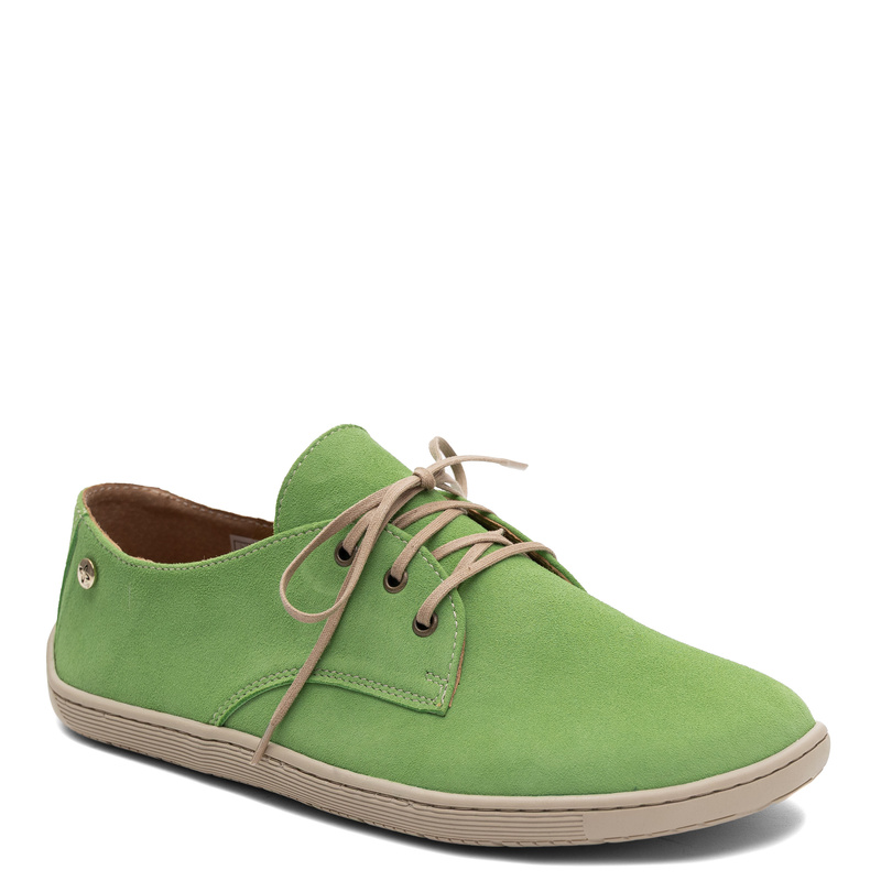 Maciejka Leather Sports Shoes Suede Green 06900-09/00-1