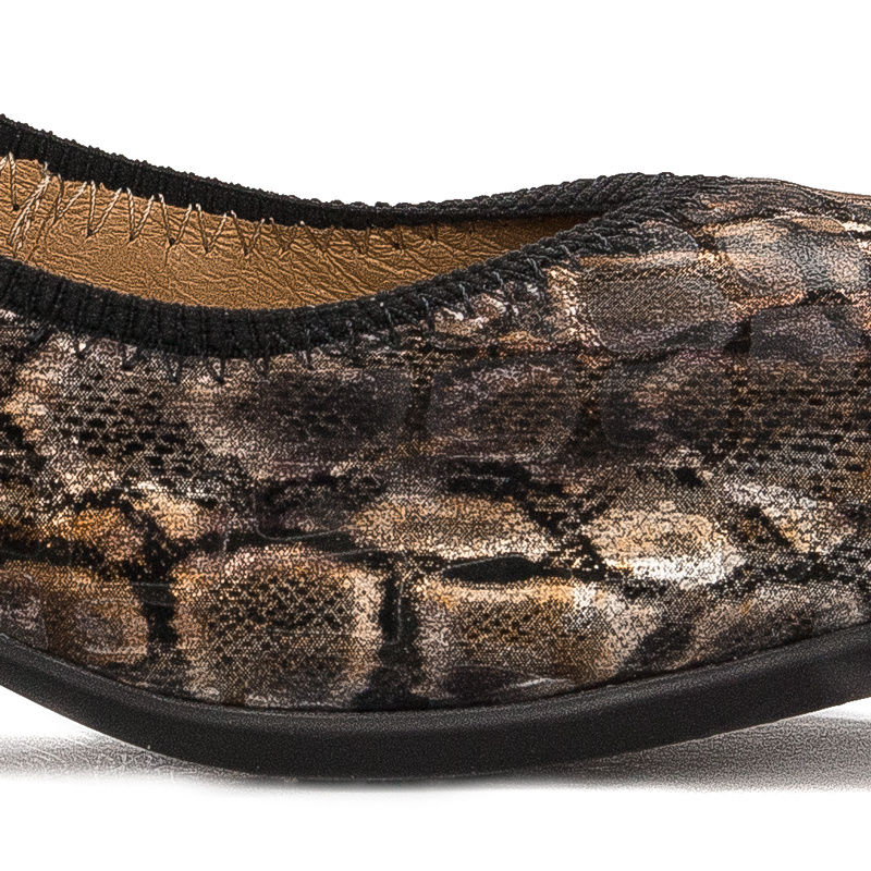 Maciejka Brown & Gold Pumps 04802-02/00-1