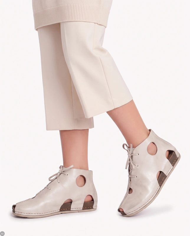 Maciejka Light Beige Low shoes