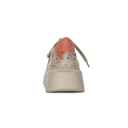 Maciejka półbuty skórzane na platformie wielokolorowe 06891-18/00-8