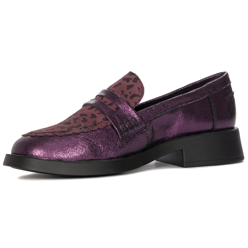 Maciejka Women's Shoes Burgundy Leather Lords 06250-23/00-1