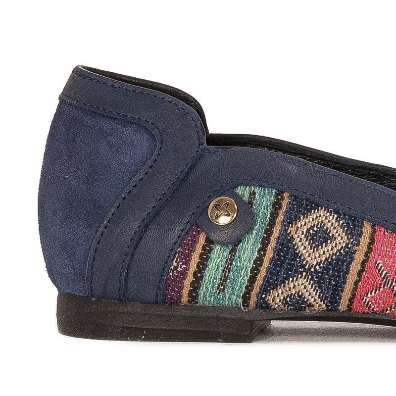 Maciejka Navy Blue Ballerina 05917-17/00-1