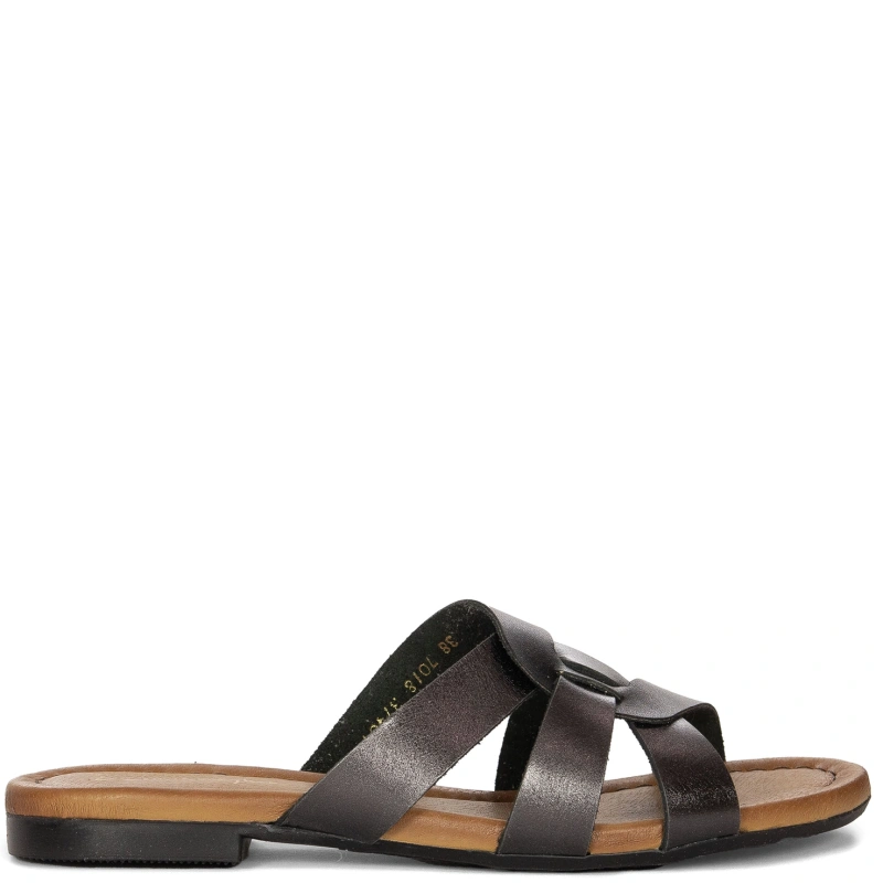 Maciejka Black Women's Slides