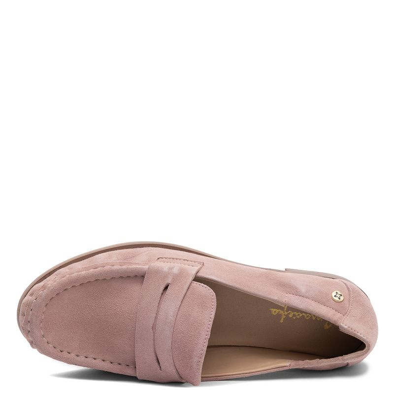 Maciejka Women's Suede Loafers Pink HJ764-15/00-1