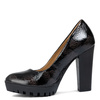 Maciejka Premium Leather Pumps on Block Heel and Platform 2629W-06-00-1
