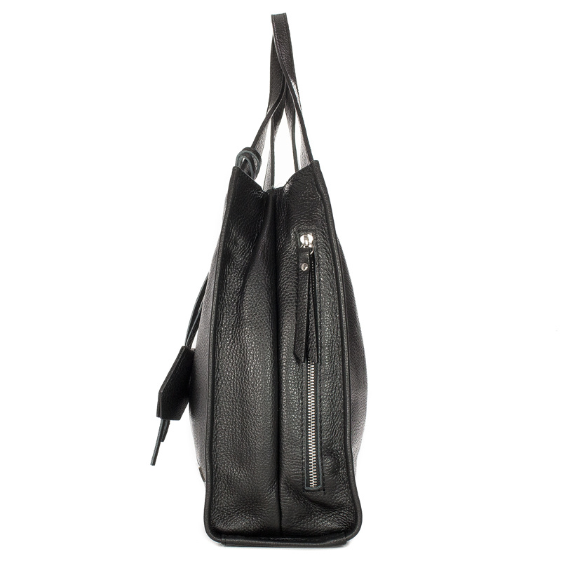 Maciejka Women's Black Leather Handbag C222