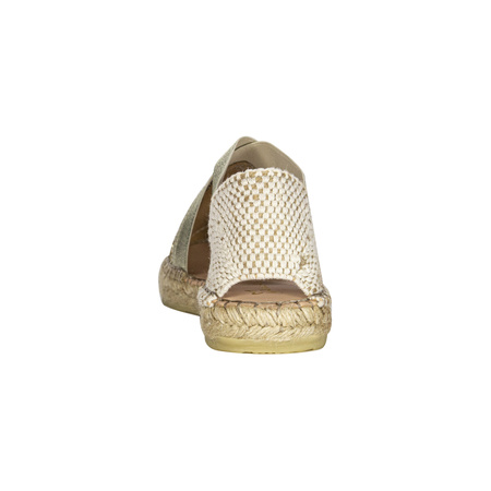 Maciejka Espadryle półbuty damskie złote F6528-25/00-0