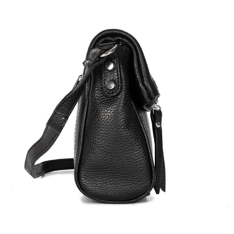 Maciejka Black Leather Women's bag C229