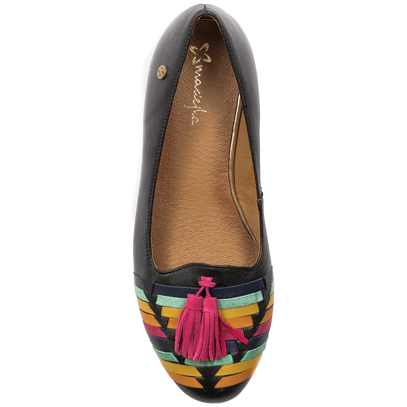 Women's Leather Black Shoes