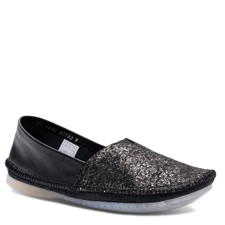 Maciejka Leather Lords Loafers With Mosaic Black 1930W-51/00-0