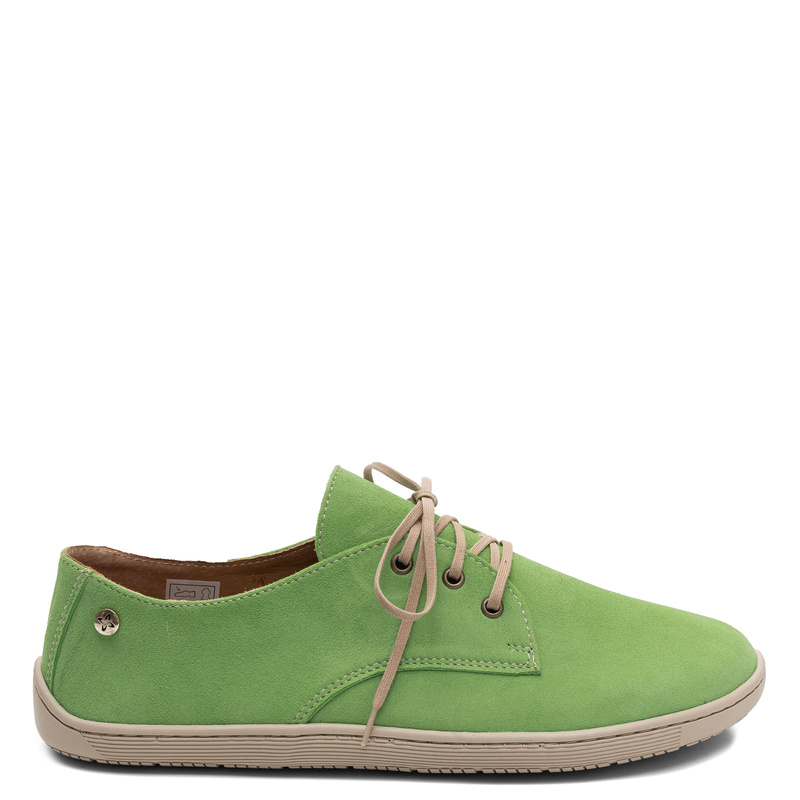 Maciejka Leather Sports Shoes Suede Green 06900-09/00-1