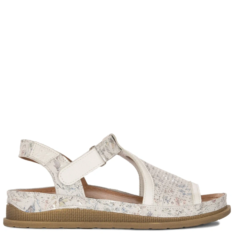 Maciejka Women's Leather Sandals Silver