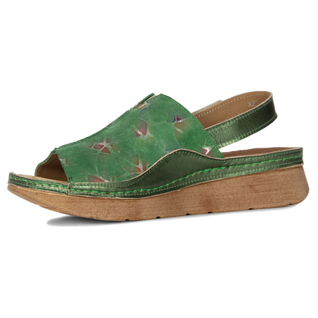 Maciejka Women's Leather Sandals Brown